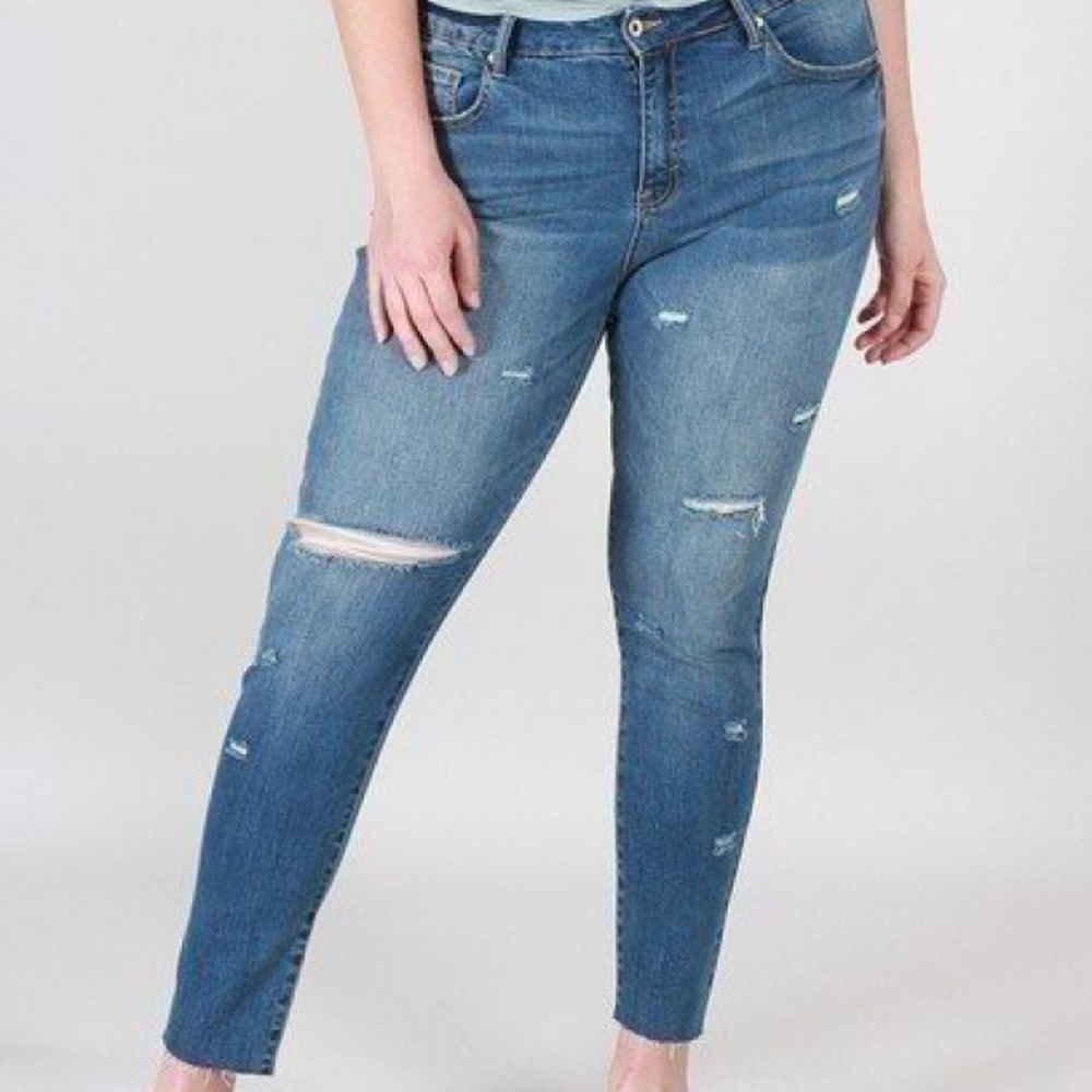 Special A distressed denim